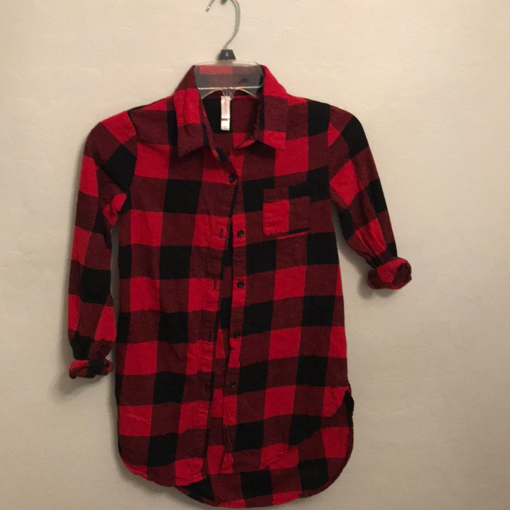 Long Flannel Shirt